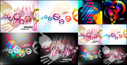 Huellas dactilares magnfico - Vector