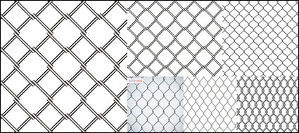 Alambre de pas, vector de material