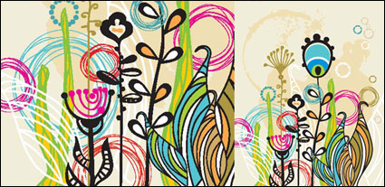Hermosas ilustraciones de los niños 05 - Vector