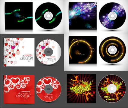 CD y embalaje magnfico - Vector