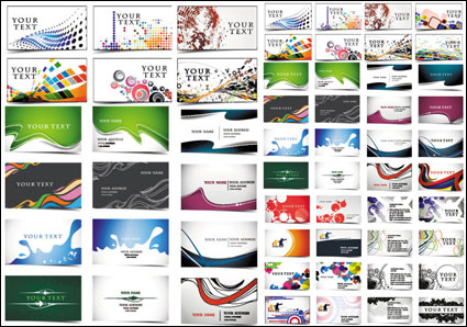 24 empresas hermoso y prctico modelo de tarjeta - vector de material