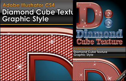 Palabra de diamantes de arte vector material