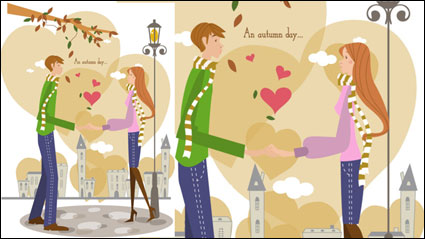Vectores fresco da de San Valentn 8
