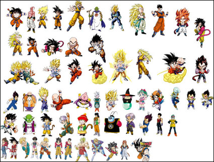Dragon Ball vector de caracteres