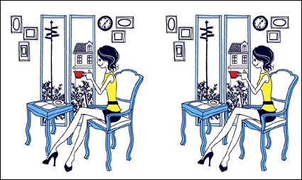 Dibujos simples de las mujeres -1