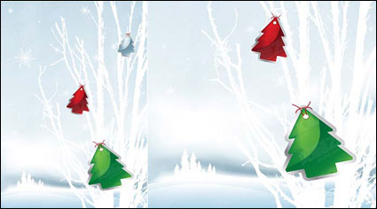 Vector nieve de la Navidad