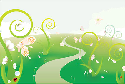 Mariposa flores ilustracin ilustracin vectorial de material