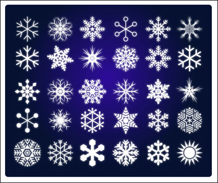 Vector de la nieve
