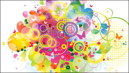 Brillante elementos dinmicos de la tendencia de 04 - vector de material