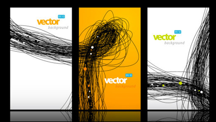 Elementos de la lnea de la cubierta - vector de material