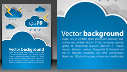 El tiempo en efectos tarjeta de 03 - vector de material