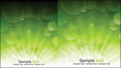 El resplandor de fondo verde vector de material -2