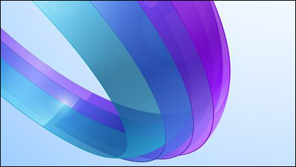 Cintas de colores de fondo vector de material -1