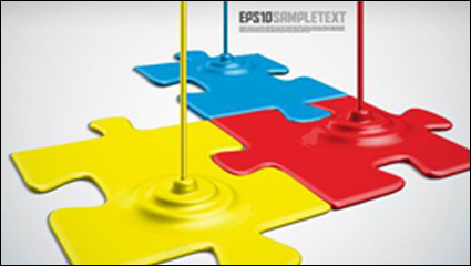 El arte de pintura de estilo de diseño de material de vectores -4