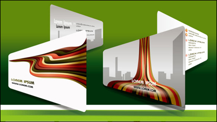 Hermosa tarjeta de material de 02 - vector de material