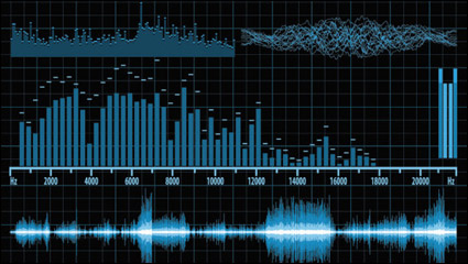 Material de la banda de audio 03 - vector de material