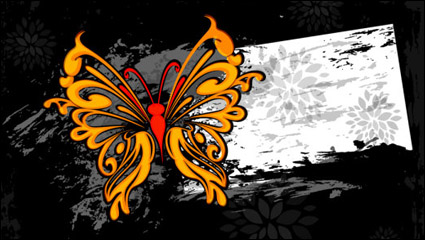 Patrn de colorido abstracto de la mariposa 02 - vector de material