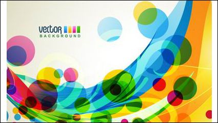 Brillante fondo dinmico diseño de la plantilla vector material -2