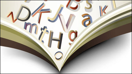 Libros y material de las cartas 02 - vector