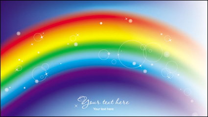 Hermoso arco iris Sinfona 02 - vector