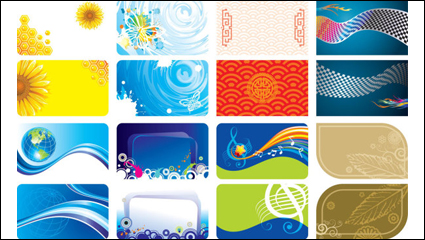 Plantilla magnfica carta de colores - vector