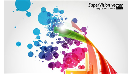 Magia girando fondo claro vector material-2