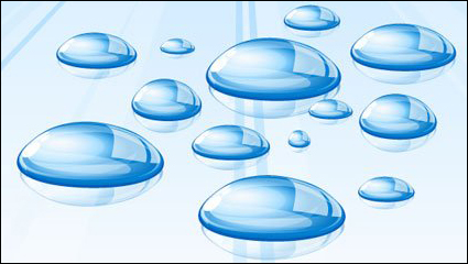 Color cristalina gotas (EPS)
