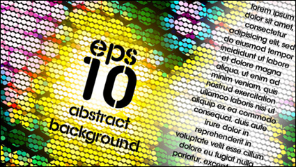 Diseño brillante mosaico de fondo vector material -2