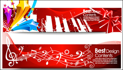 Prctico fondo de la pancarta vector -1