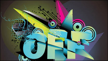 Carcter tridimensional tema -3 vector de material