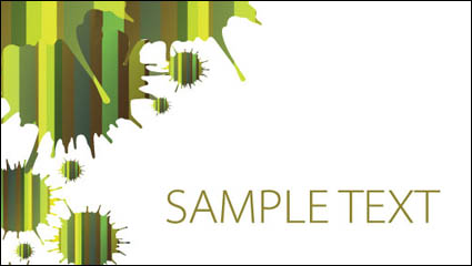 Toque creativo huellas gota de fondo 05 - vector