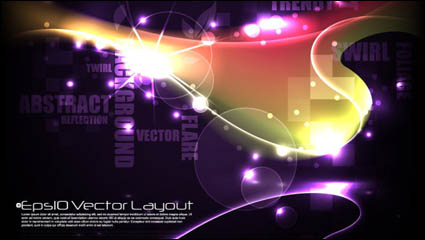 Material de fondo de colores 02 - vector