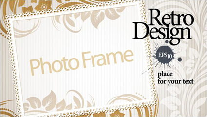 Patrn de la sombra elegante diseño de la caja de texto decorativo vector de material -2
