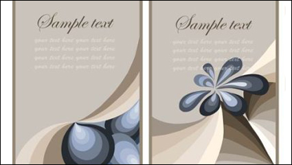 Nostlgicos rsticas decoracin de fondo de la tarjeta -3 vector de material