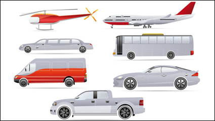 El transporte de dibujos animados - vector