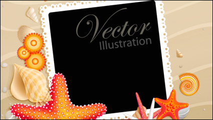 Los depsitos y el material de las estrellas de mar 05 - vector