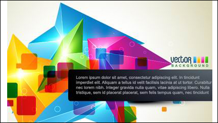 Brillante diseño dinmico fondo de la plantilla -3 vector de material