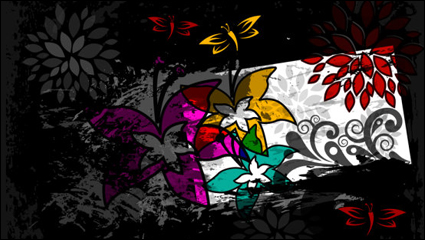 Color abstracto del patrn 01 - vector