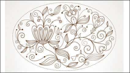 Modelo del fondo de Bellas 05 - vector de material