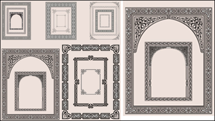 Frontera patrn fino 05 - vector de material