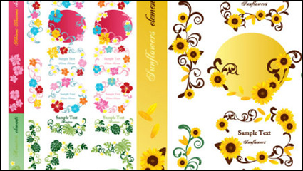 Encaje precioso vector de material