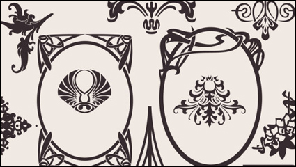 Exquisito diseño decorativo de fondo 01 - vector