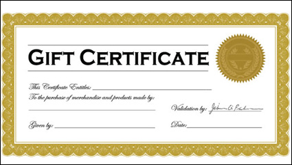 Certificado de bastidor y accesorios de placa 02 - vector