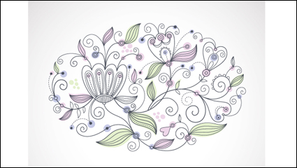 Modelo del fondo de Bellas 02 - vector