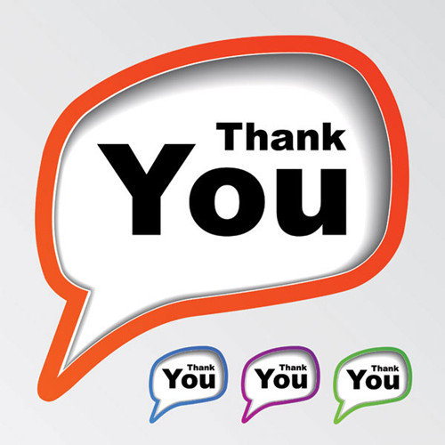 ThankYou vector de dilogo