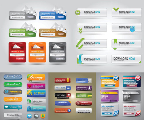 Diseño de pginas web elementos del vector de material