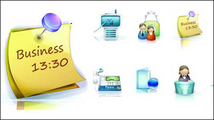 Negocio exquisito 3D vector de material -2