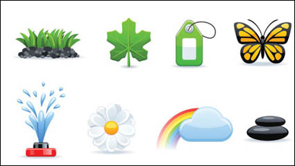 Una variedad de icon set 01 - vector de material