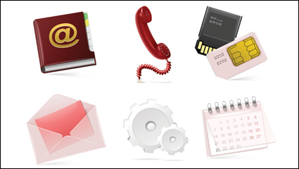 Los iconos de tecnologa - vector de material