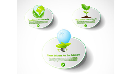 Del medio ambiente bajo en carbono la vida icono vector material -2